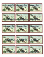 T 8 - Sledding Children Image